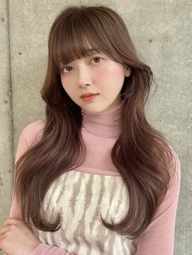 フォルテリノ ナゴヤ(FORTE Lino) 韓国前髪顔まわり×チョコレートアッシュふんわりカール