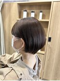 美シルエットの丸みショート