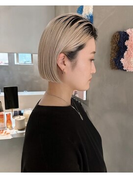 ハウ 心斎橋(how) ボブ/インナーカラー/縮毛矯正/ショート/カラー/ブリーチ/前髪