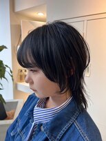 ジーナエス 札幌(Zina S)&nbsp;髪質改善＊ウルフ×ブルーブラック＊美髪【Zina S 札幌】