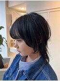 髪質改善*ウルフ×ブルーブラック*美髪【Zina S 札幌】