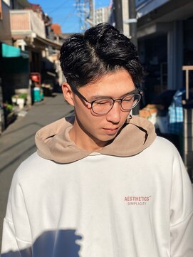 スウェル 船橋店(Swell) ハイライト/マッシュパーマ/ウルフ/アッシュブラック