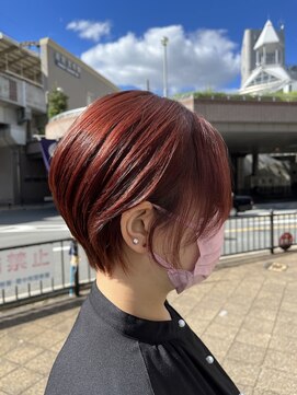 ポルコ(porco.) 色持ち　チェリーピンク