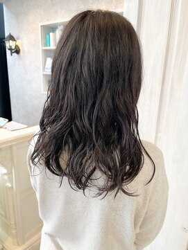 キャアリー(Caary) 福山人気ダメージレス低温ケアデジタルパーマ韓国風グレージュ春