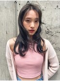 ミディアムレイヤースタイル