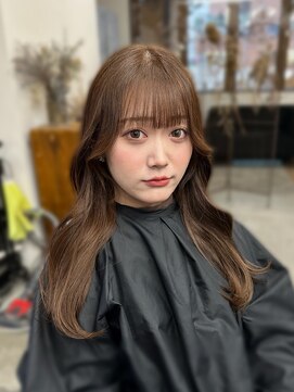 ニコ(nico...) レイヤーたっぷり柔らかベージュブラウン