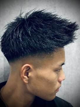 ヒロギンザ 新橋銀座口店(HIRO GINZA) スキンフェード×ツイストパーマ