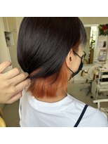 ヘアー アピッツ(hair a p i t s)&nbsp;オレンジインナーカラー