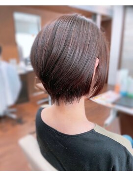 ヘアーショップ エヌアンドエー 幸手店(hairshop N&A) 大人綺麗な美シルエットショートボブ×髪質改善秋カラー