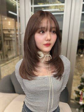 クム(kumu) 韓国へア/レイヤー/顔周り/ボブ/透明感カラー