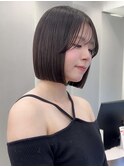 メルティカラー似合わせカットウェーブミディアム縮毛矯正韓国