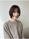 ショートボブ/ウォームブラウン