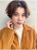 デジタルパーマで柔らかい動きのあるショートスタイル