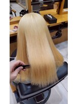 アース 大曽根店(HAIR&MAKE EARTH) 夏のブロンドヘア+艶補修トリートメント