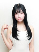 ララルーモ 渋谷公園通り店(LaLarOomo)&nbsp;20代30代に人気艶髪ひし形ロングレイヤー×ブルーブラック