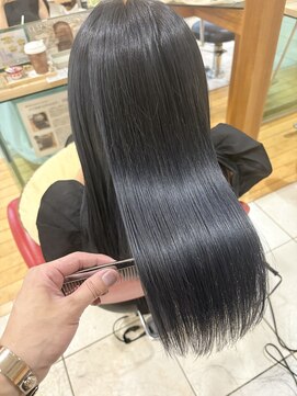 バニラ 重信店(VENIRE) 髪質改善ブルージュカラー