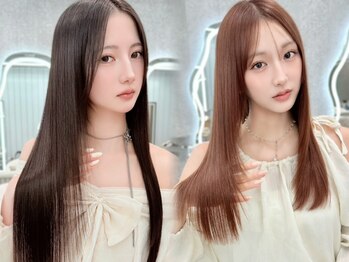 グロー オオミヤ アネックス 大宮(GLROW OMIYA ANNEX)の写真/ダメージレス＆ナチュラル感を重視した最新縮毛矯正。前髪や顔周りのみの部分縮毛矯正も人気！[大宮]