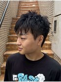スパイキーショートヘアメンズカット