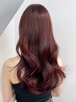 アイティーバイアルバム 松戸店(IT by ALBUM)&nbsp;ロング暗めカラー韓国ヘア顔周りレイヤー_ba564761