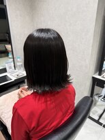 フォルテノエル 静岡鷹匠店(FORTE Noel)&nbsp;髪質改善/コリアンブラック/ボブ/暗髪