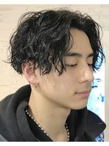 フィフス 名駅(fifth) 名古屋シャドウパーマ名駅ツイスト波巻きメンズセンターパート