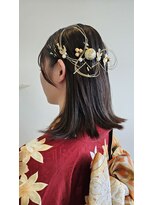 アンジュール&nbsp;成人式振り袖ヘア