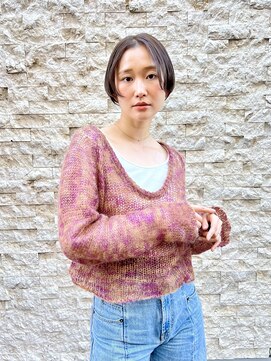 ヘアーラウンジトリップ(hair lounge TRiP) 30代40代50代【美フォルムショートボブ】前髪なし恵比寿広尾