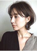 大人ショートレイヤー白髪ぼかし脱白髪染め40代50代60代原宿