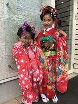 ヘアメイク ルアン ルアン(Hair Make Ruane) キッズ着付けスタイル♪ 【ヘアセット/ヘアメ/着付け】