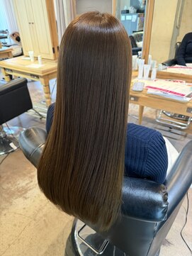 フリックヘアサロン 梅田茶屋町2号店(FLICK HAIR SALON) 髪質改善トリートメント/アッシュベージュ/ストレートパーマ