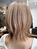 アルファ 我孫子店(alpha)&nbsp;ミルクティー/レイヤースタイル/ボブルフ/ 透明感カラー/我孫子