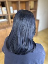 カノエ 下関熊野店(canoe) ブルーブラック/レイヤー/髪質改善縮毛矯正/髪質改善/韓国風