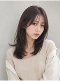 ハッシュカット/レイヤーカット20代30代40代セミロング池袋