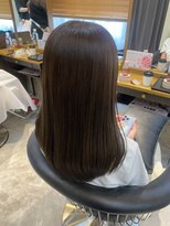 ヘアリゾート粋 トゥジュ 池袋東口店(tujuh) 艶髪/ダークブラウン/ストレートロング
