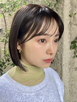 メゾンアクア 表参道(Maison ACQUA)&nbsp;切りっぱなしボブレイヤーボブ似合わせ小顔前髪縮毛矯正/表参道