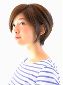 【３０代・４０代・５０代】丸みが綺麗なショートボブ