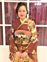 デザインヘアーピアジェ 八木店(DESIGN HAIR PIAGET)&nbsp;☆２０１９年度（３１年度）ピアジェ成人式☆エレガント和風美人