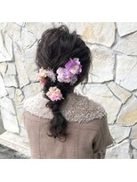 ヘアメイク ヴァロ(Hair Make VaLo)&nbsp;編みおろしアレンジ