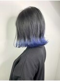 【SOURCE】ブルー裾カラー