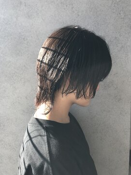 ヘアサロンエムフィス 池袋東口(HAIR SALON M Fe's) 外ハネボブ/アッシュブラウン/ネオウルフ/デザインカラー