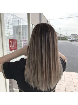 アース 石巻店(HAIR&MAKE EARTH) バレイヤージュカラー