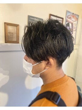 ジェルム ヘアーワークス(germe hair works) 韓国風メンズマッシュショート