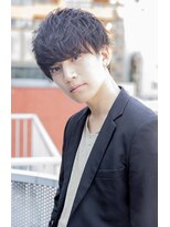 小久保style☆透明感ブリーチなしアッシュニュアンスマッシュ