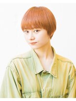 ジュリエッタ(giulietta) ショートヘア×ブリーチ×オレンジベージュ