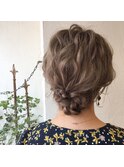なみ巻き編み込みアレンジ☆