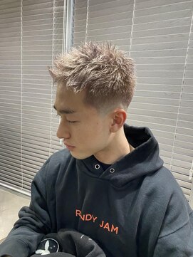 アルカナ 明治神宮前原宿(ARCANA) ハイライト マッシュパーマ ウルフ アッシュブラック