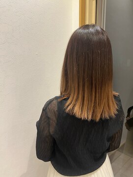 エトワール(Etoile) ブリーチ/グラデーションカラー/ブラウン/吉川＊吉川美南