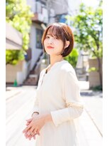 アンバー 池袋(amber)&nbsp;切りっぱなしボブ/美髪/ピンクブラウン[池袋駅]