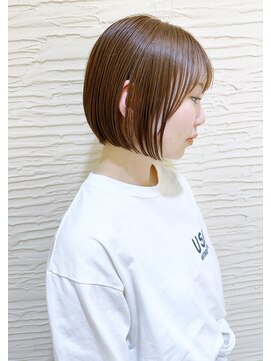 モリオ フロム ロンドン サッポロファクトリー店(morio FROM LONDON) 【morio札幌】札幌ショートボブ　大人かわいいぱつっと丸みボブ