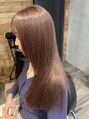 ラフィス ヘアー シュヴァル 熊本店(La fith hair cheval)&nbsp;ダブルカラー　ピンクベージュ